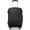 KONO kabínový kufor na kolieskach - ABS - 41L - čierny KONO kabínový kufor na kolieskach - ABS - 41L - čierny
