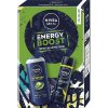 Nivea Men Energy sprchový gél pre mužov 250 ml + Deep sport antiperspirant v spreji pre mužov 150 ml kozmetická sada Nivea Men Energy sprchový gél pre mužov 250 ml + Deep sport antiperspirant v spreji pre mužov 150 ml kozmetická sada