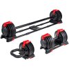 ACRA sada nastaviteľných činiek 24 kg, 3 v 1 ACRA sada nastaviteľných činiek 24 kg, 3 v 1