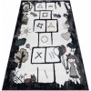 Najkoberce FUN Hop Klasy, zvieratká - čierny 80x150 cm Najkoberce FUN Hop Klasy, zvieratká - čierny 80x150 cm