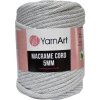 YarnArt Macrame Cord 5 MM Svetlo sivá 756 YarnArt Macrame Cord 5 MM Svetlo sivá 756