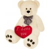 Deuba Veľký krémový plyšový medveď 100 cm - XXL so srdcom Deuba Veľký krémový plyšový medveď 100 cm - XXL so srdcom