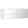 Hansgrohe Xevolos E Umývadlová skrinka 157x56x55 cm, 4 zásuvky, matná biela/metalická biela 54199320-HG Hansgrohe Xevolos E Umývadlová skrinka 157x56x55 cm, 4 zásuvky, matná biela/metalická biela 54199320-HG