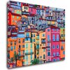 Impresi Obraz Farebné domy - 90 x 70 cm Impresi Obraz Farebné domy - 90 x 70 cm