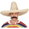 Slamený Klobúk Sombrero s Bambulkami Mexiko 60 cm 8434077136