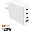 FIXED GaN s 3xUSB-C a USB výstupem podpora PD 3.0 120W bílá FIXCG120-3C1A-WH (FIXCG120-3C1A-WH) FIXED GaN s 3xUSB-C a USB výstupem podpora PD 3.0 120W bílá FIXCG120-3C1A-WH (FIXCG120-3C1A-WH)