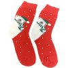 Červené ponožky VIANOCE Červené ponožky VIANOCE