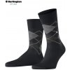 Pánske ponožky Burlington Manchester Black Veľkosť: EUR 40-46 Pánske ponožky Burlington Manchester Black Veľkosť: EUR 40-46
