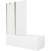 MEXEN/S - Cubik obdĺžniková vaňa 150 x 70 cm s panelom + vaňová zástena 120, transparent, zlatá 550315070X9412115000 MEXEN/S - Cubik obdĺžniková vaňa 150 x 70 cm s panelom + vaňová zástena 120, transparent, zlatá 550315070X9412115000