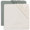 JOLLEIN Napínacia plachta 40/50 x 80/90 cm 2 ks Sea Green/Ivory JOLLEIN Napínacia plachta 40/50 x 80/90 cm 2 ks Sea Green/Ivory