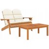 VidaXL 2-dielna sedacia súprava do záhrady Adirondack, akáciové drevo VidaXL 2-dielna sedacia súprava do záhrady Adirondack, akáciové drevo