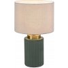 Stolná lampa Rabalux Glovy biela, zelená 40 W Stolná lampa Rabalux Glovy biela, zelená 40 W