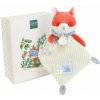 Doudou Darčeková sada Plyšová líška Romarin s hrkálkou 21 cm Doudou Darčeková sada Plyšová líška Romarin s hrkálkou 21 cm