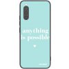 Picasee silikónový čierny obal pre Sony Xperia 10 II - Anything is possible