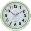 Nástenné hodiny JVD HA41.3 bielo-zelené Nástenné hodiny JVD HA41.3 bielo-zelené
