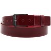 Black Hand pánsky kožený opasok 106-58 vínovo červený