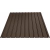 Plotový obojstranne farebný plech Bilka T12, 2000 x 1140mm RAL 8019 (sivohnedá) matná Plotový obojstranne farebný plech Bilka T12, 2000 x 1140mm RAL 8019 (sivohnedá) matná