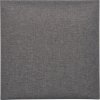 Nástenný vankúš štvorcový 30 cm x 30 cm tmavosivý štruktúrovaný Nástenný vankúš štvorcový 30 cm x 30 cm tmavosivý štruktúrovaný