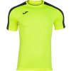 Pánske športové tričko Joma, ACADEMY T-SHIRT M/C reflexný neón,Čierna L Pánske športové tričko Joma, ACADEMY T-SHIRT M/C reflexný neón,Čierna L