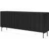 Wilsondo Široká komoda Muti B - čierna Wilsondo Široká komoda Muti B - čierna