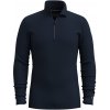 Smartwool pánske funkčné tričko M Classic Thermal Merino Base Layer 1/4 Zip tmavomodrá