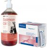 Virbac Megaderm 28x8 ml doplnok stravy pre psy 10-30 kg na kožné problémy & Lososový olej Lab-V 1000 ml Virbac Megaderm 28x8 ml doplnok stravy pre psy 10-30 kg na kožné problémy & Lososový olej Lab-V 1000 ml