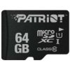 Patriot/micro SDXC/64GB/UHS-I U1 / Class 10 (PSF64GMDC10) Patriot/micro SDXC/64GB/UHS-I U1 / Class 10 (PSF64GMDC10)