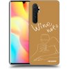 Púzdro Picasee silikónové Xiaomi Mi Note 10 Lite - Wine not čiré