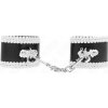 Kink - Black Wrist Restraints With White Decorate Lace Adjsutable 20-23 cm X 5.5 cm Kink - Black Wrist Restraints With White Decorate Lace Adjsutable 20-23 cm X 5.5 cm