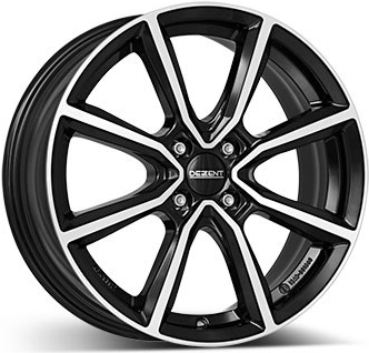 DEZENT TN 6.5x16 4x100 ET48 black polished