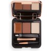 Makeup Revolution London Brow Sculpt Kit set a paletka na obočie Medium Brown 2,2 g Makeup Revolution London Brow Sculpt Kit set a paletka na obočie Medium Brown 2,2 g