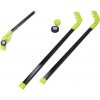 Hokejka pozemní 2ks plast 83cm + florbalový míček +plastový puk v síťce Hokejka pozemní 2ks plast 83cm + florbalový míček +plastový puk v síťce