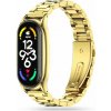 Tech-Protect Nerezový remienok na hodinky Xiaomi Mi Smart Band 7 / 7 NFC, zlatý Tech-Protect Nerezový remienok na hodinky Xiaomi Mi Smart Band 7 / 7 NFC, zlatý