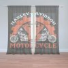 Sablio Záclony Harley-Davidson motor Černé pozadí: 2ks 150x250cm Sablio Záclony Harley-Davidson motor Černé pozadí: 2ks 150x250cm