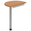 OFFICE PRO s.r.o. HOBIS prídavný stôl zakončovací oblúk - GP 60, jelša OFFICE PRO s.r.o. HOBIS prídavný stôl zakončovací oblúk - GP 60, jelša