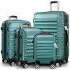 ZahradnyNabytok.org - Set cestovných kufrov Baseline 4-dielny - zelený ZahradnyNabytok.org - Set cestovných kufrov Baseline 4-dielny - zelený