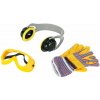 Bosch súprava - slúchadlá, rukavice, okuliare