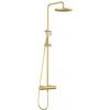 Sprchový systém Kludi Logo s termostatickou batériou brúsené zlato 68082N0-00 Sprchový systém Kludi Logo s termostatickou batériou brúsené zlato 68082N0-00