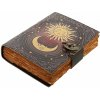 Leather Journals Ručně vyráběný kožený zápisník Den a noc | Slunce a Měsíc Leather Journals Ručně vyráběný kožený zápisník Den a noc | Slunce a Měsíc