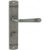Walteco Kľučka HOME, zámok WC, rozteč 90mm, antický nikel , 70634