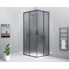 Gelco Sigma Simply Sprchový kút 90x80 cm, L/P, čierna/sklo Brick GS2490B-01 1 set Gelco Sigma Simply Sprchový kút 90x80 cm, L/P, čierna/sklo Brick GS2490B-01 1 set