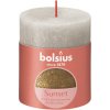 Bolsius Rustikálna šedo zlatá 8cm Bolsius Rustikálna šedo zlatá 8cm
