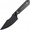 Kizer Harpoon Fixed Blade Knife Black Micarta 1040 Kizer Harpoon Fixed Blade Knife Black Micarta 1040