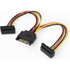 Gembird Kabel SATA napájecí rozdvojka 2x SATA 90°, 15cm Gembird Kabel SATA napájecí rozdvojka 2x SATA 90°, 15cm