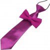 Amparo Miranda® Detský set motýlik a kravata AM236, Farba purpurová Amparo Miranda® Detský set motýlik a kravata AM236, Farba purpurová
