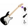 Fender Squier Affinity Series Stratocaster MN WPG SET Black Elektrická gitara Fender Squier Affinity Series Stratocaster MN WPG SET Black Elektrická gitara