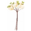 Vetvička MagicHome Vianoce, šípky, biela, 13 cm Vetvička MagicHome Vianoce, šípky, biela, 13 cm