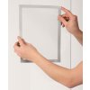 Durable Rámčeky samolepiace Duraframe SUN A4 strieborné