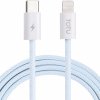 TOTUDESIGN opletený dátový a nabíjací kábel PD 20W USB-C / Lightning pre iPhone / iPad / iPod / AirPods - 1 m - modrý - možnosť vrátiť tovar ZADARMO do 30tich dní TOTUDESIGN opletený dátový a nabíjací kábel PD 20W USB-C / Lightning pre iPhone / iPad / iPod / AirPods - 1 m - modrý - možnosť vrátiť tovar ZADARMO do 30tich dní