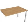 Hobis Pracovný stôl Uni k pozdĺ. reťazenie, 120x75,5x80 cm, dub/biela Hobis Pracovný stôl Uni k pozdĺ. reťazenie, 120x75,5x80 cm, dub/biela